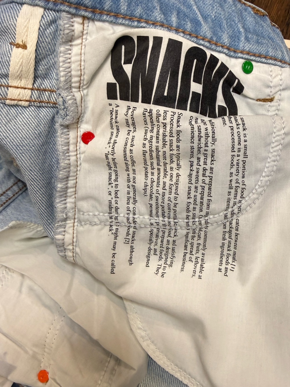NWT MOTHER "SNACKS!" High Rise Straight Jeans Light Wash Mom Jeans Size 29 - Picture 12 of 14